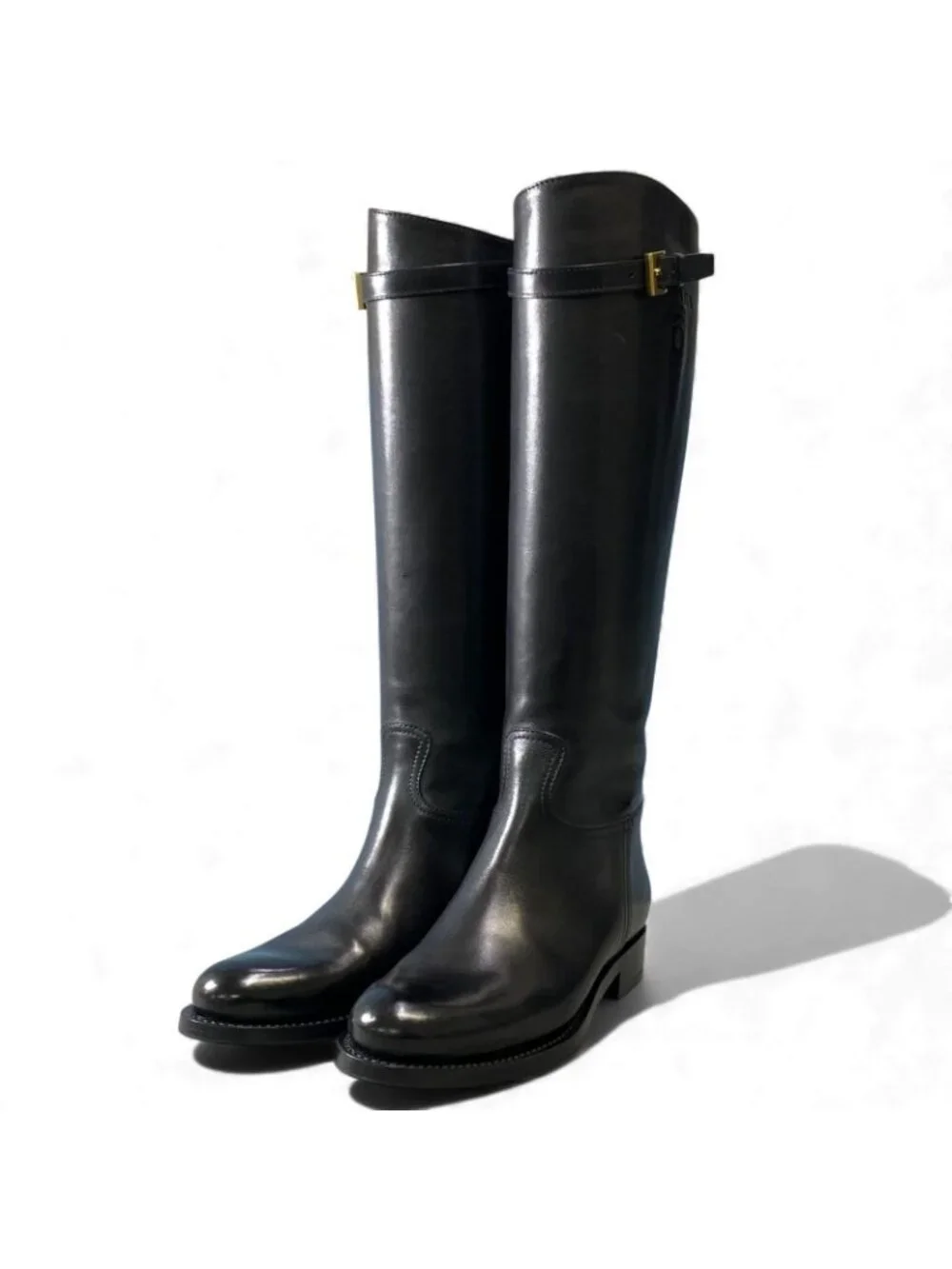 Prada Buckle Boot Black